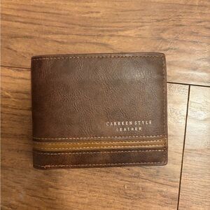 Leather Brown Men's Bifold Wallet